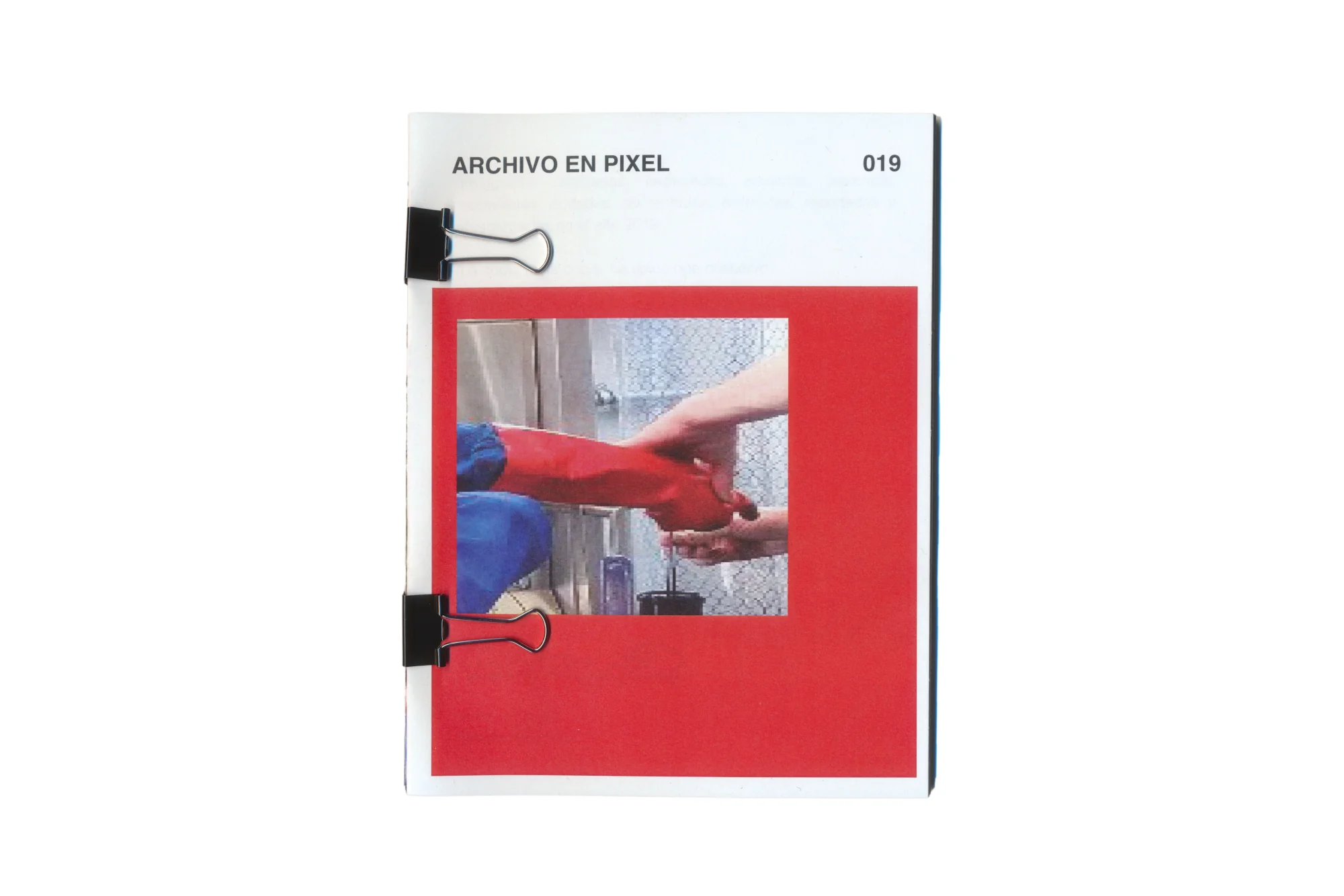 Portada del proyecto archivo en pixel